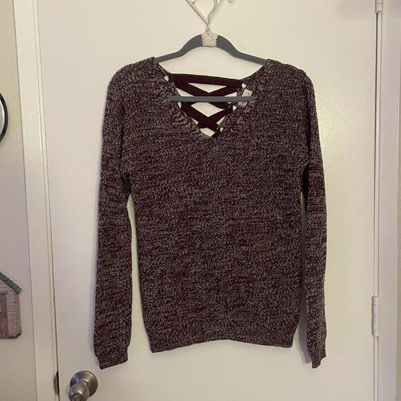 SO Plum Sweater - Picture 1 of 3